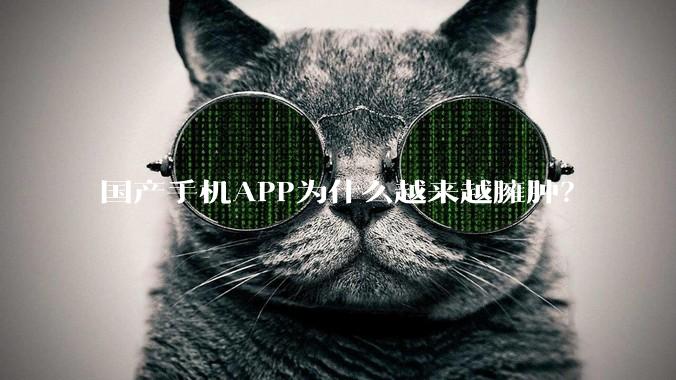 国产手机APP为什么越来越臃肿？